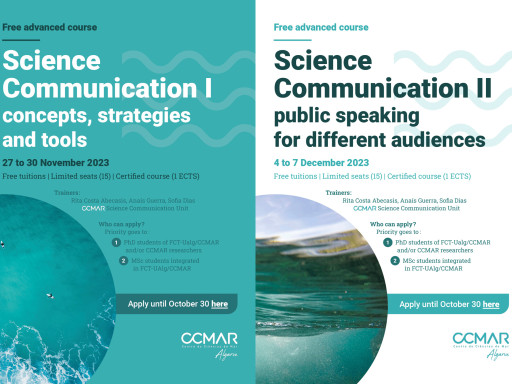Generic representation of Cursos de comunicação de ciência do CCMAR foram um sucesso