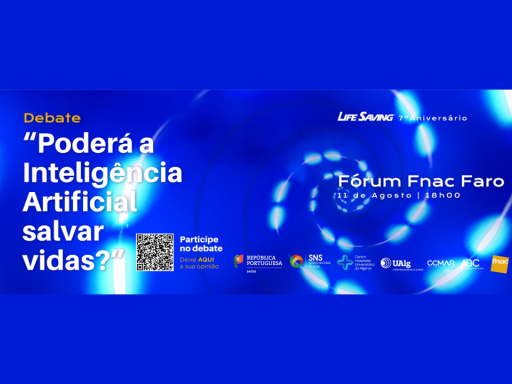 Generic representation of 7.º Aniversário Lifesaving | Debate «Poderá a Inteligência Artificial (AI) salvar vidas?»