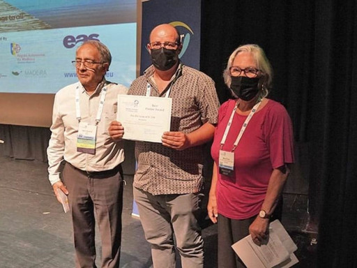 Generic representation of CCMAR researchers distinguished with best poster award by the European Aquaculture Society