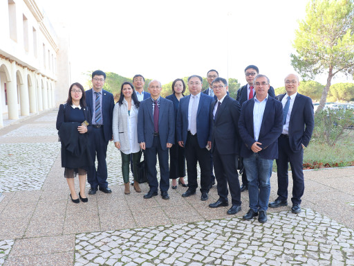 Generic representation of CCMAR recebe visita da Academia chinesa de Ciências