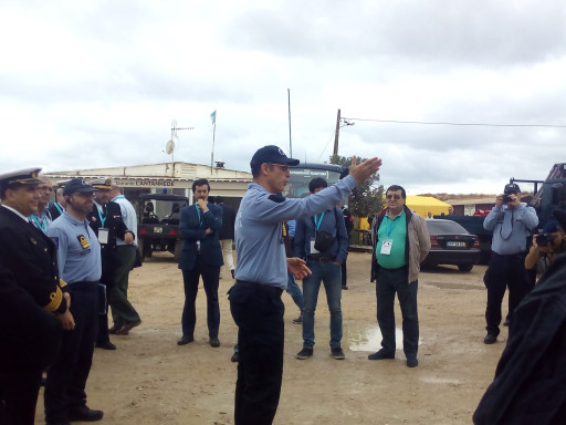 Generic representation of CCMAR participa em simulação de derrame de petróleo