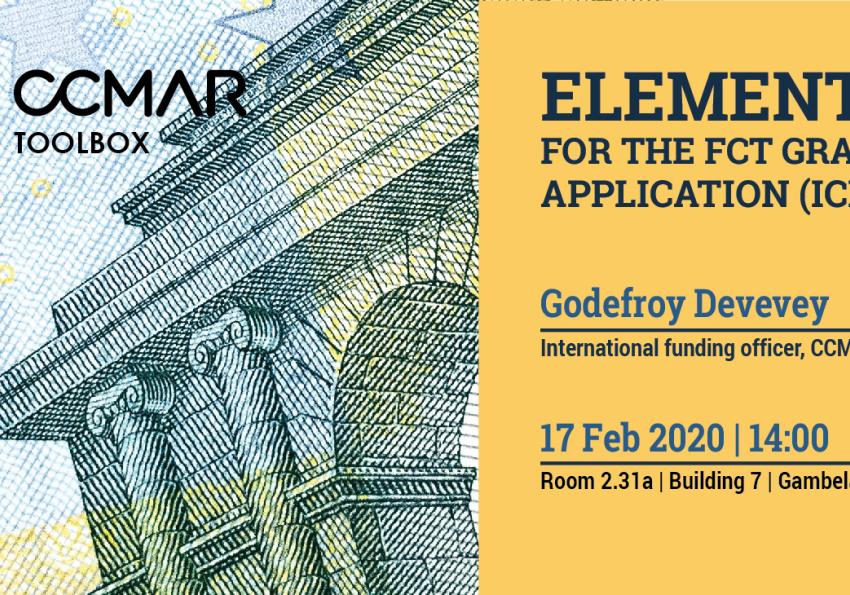 ELEMENTS FOR THE FCT GRANT APPLICATION (ICDT) Generic representation of ELEMENTS FOR THE FCT GRANT APPLICATION (ICDT)