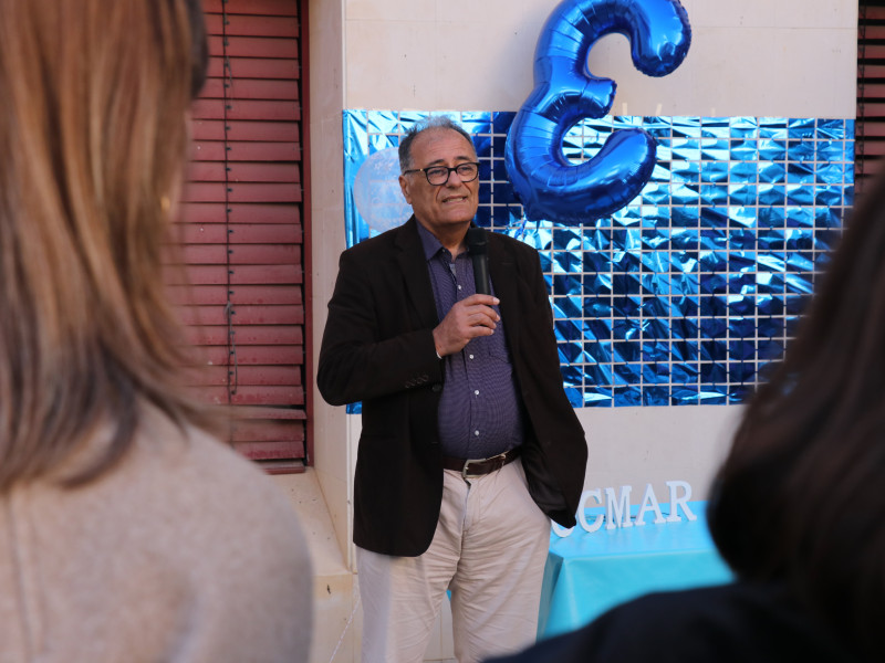 Professor Adelino no discurso de empoderamento e agradecimento