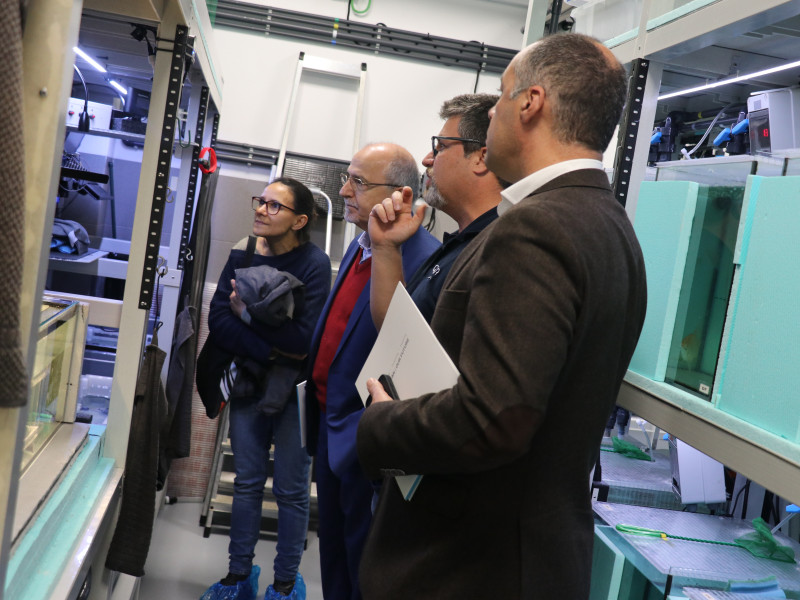 A visita dos stakeholders aos nossos laboratorios